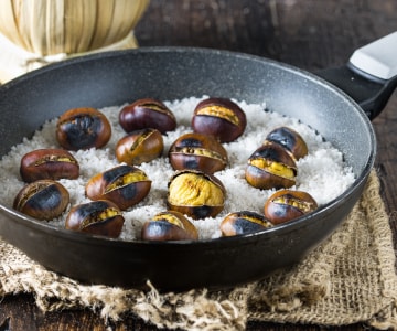 Castanhas ao sal