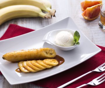 Banana flambada