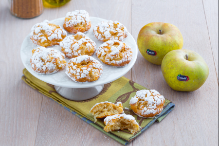 Biscoitos de maçã sem manteiga