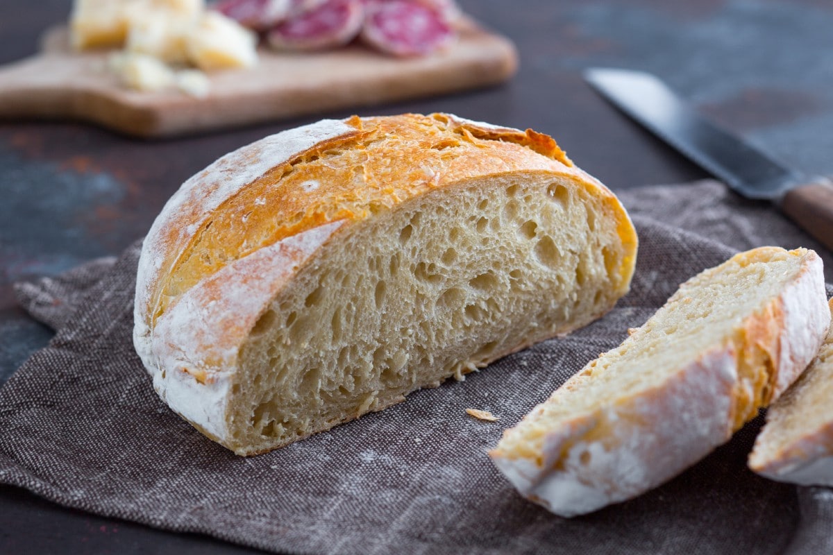 Pão fácil feito em casa