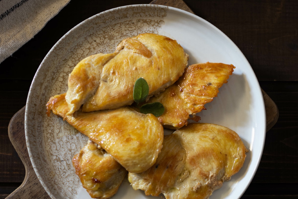Peito de frango na frigideira