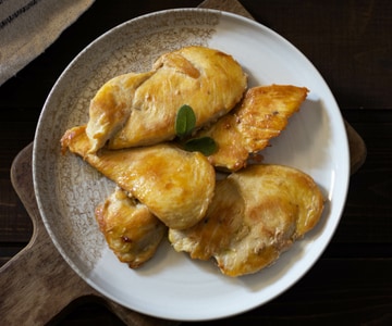 Peito de frango na frigideira