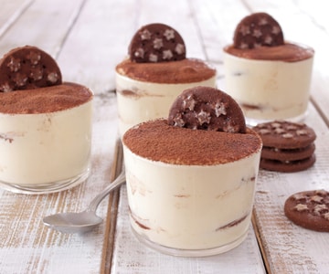 Tiramisù com biscoitos Pan di Stelle®