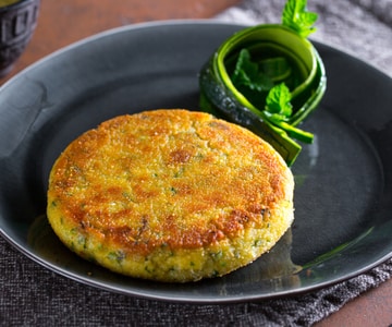 Hambúrguer de abobrinha