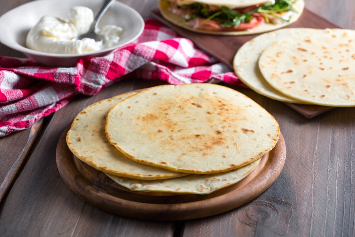 Piadina sem glúten