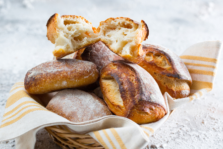 Pãezinhos com fermento natural