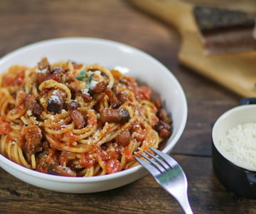 Spaghetti com rancetto