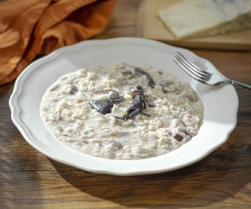 Risoto cebola e gorgonzola