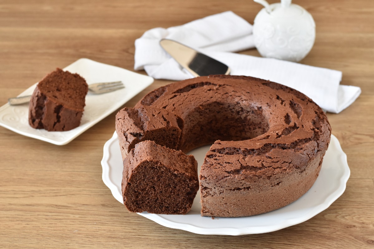 Bolo de água com cacau