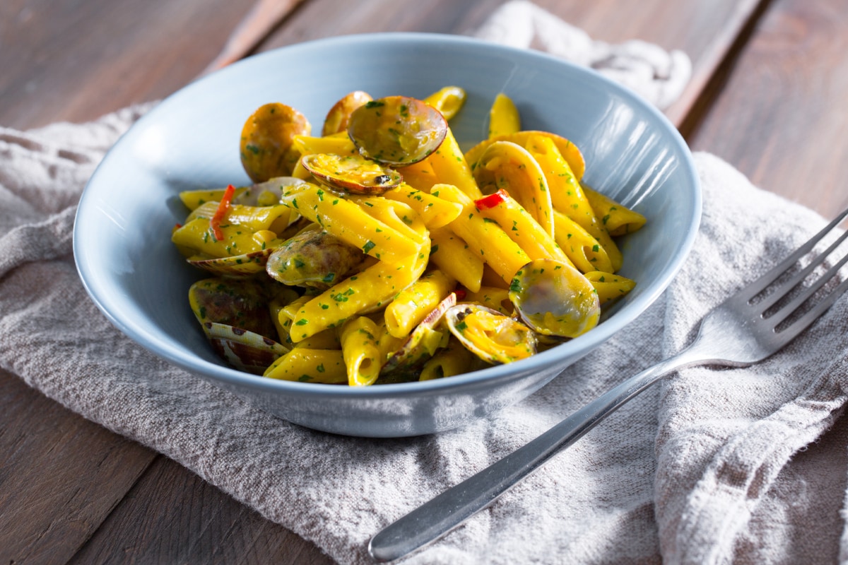 Penne em barco