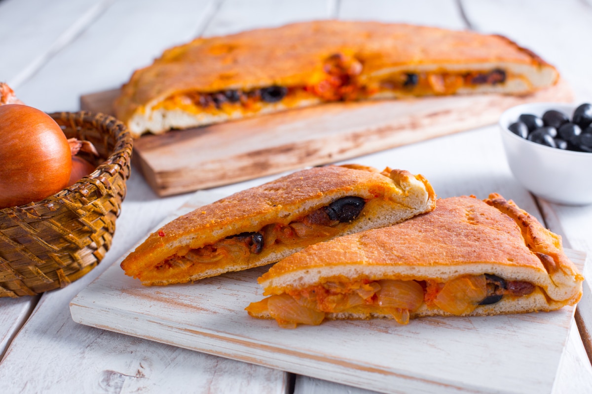 Calzone de cebola