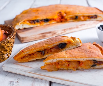 Calzone de cebola