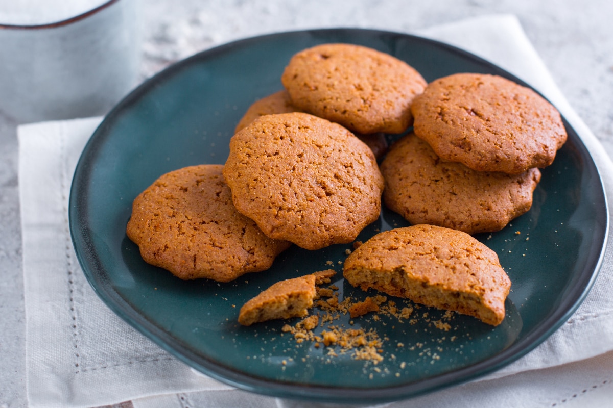 Biscoitos integrais sem manteiga
