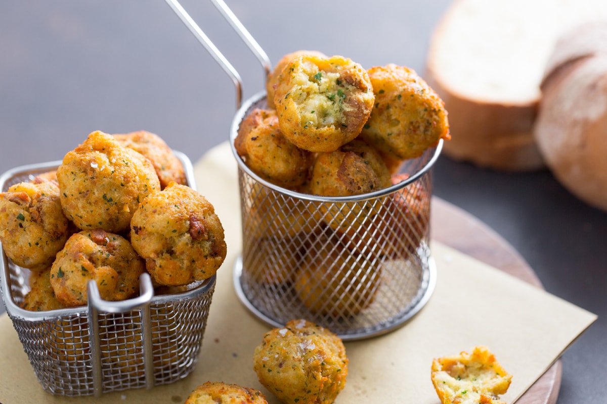 Fritadas de pão