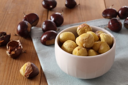 Castanhas no micro-ondas