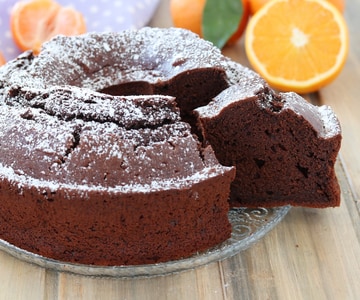 Bolo de Chocolate e Cítricos