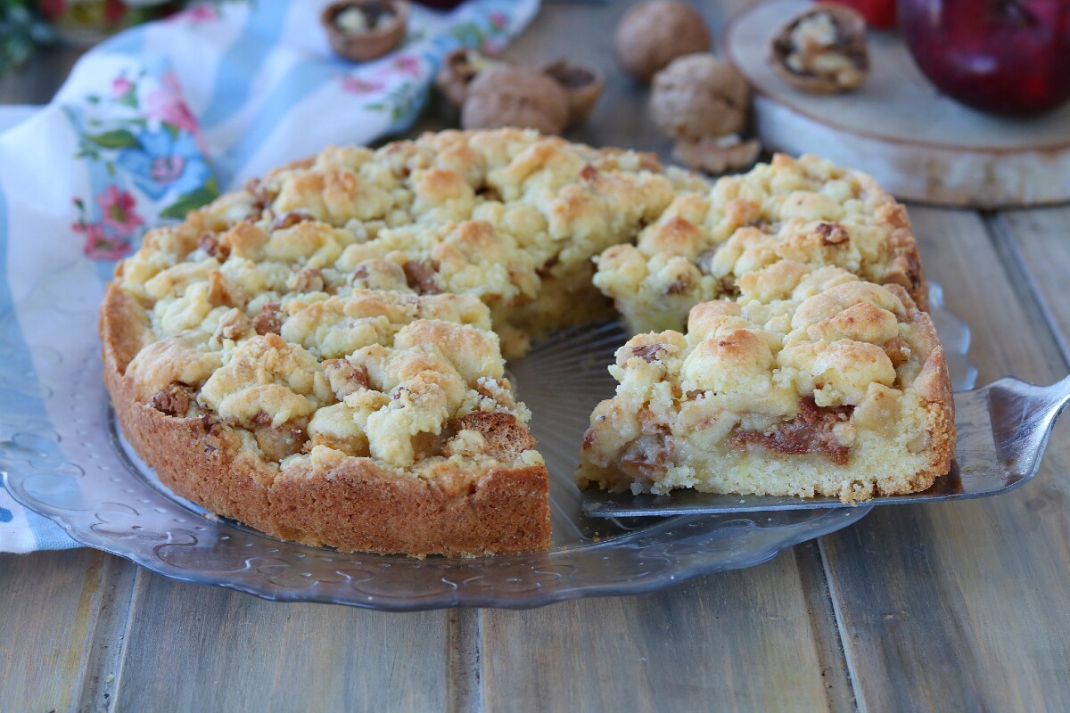 Torta de Maçã Esfarelada
