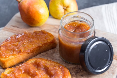 Geleia de pera e canela