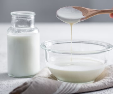 Creme de leite caseiro