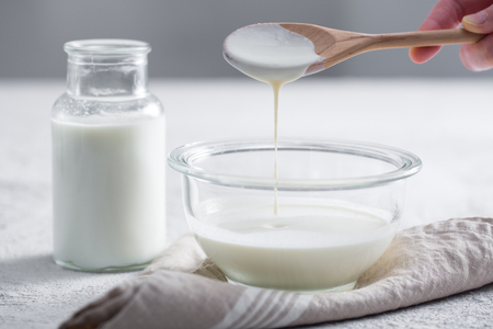 Creme de leite caseiro