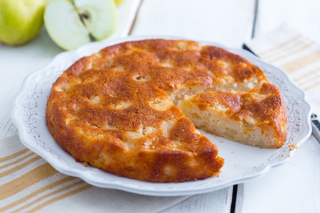 Torta de maçã sem ovos