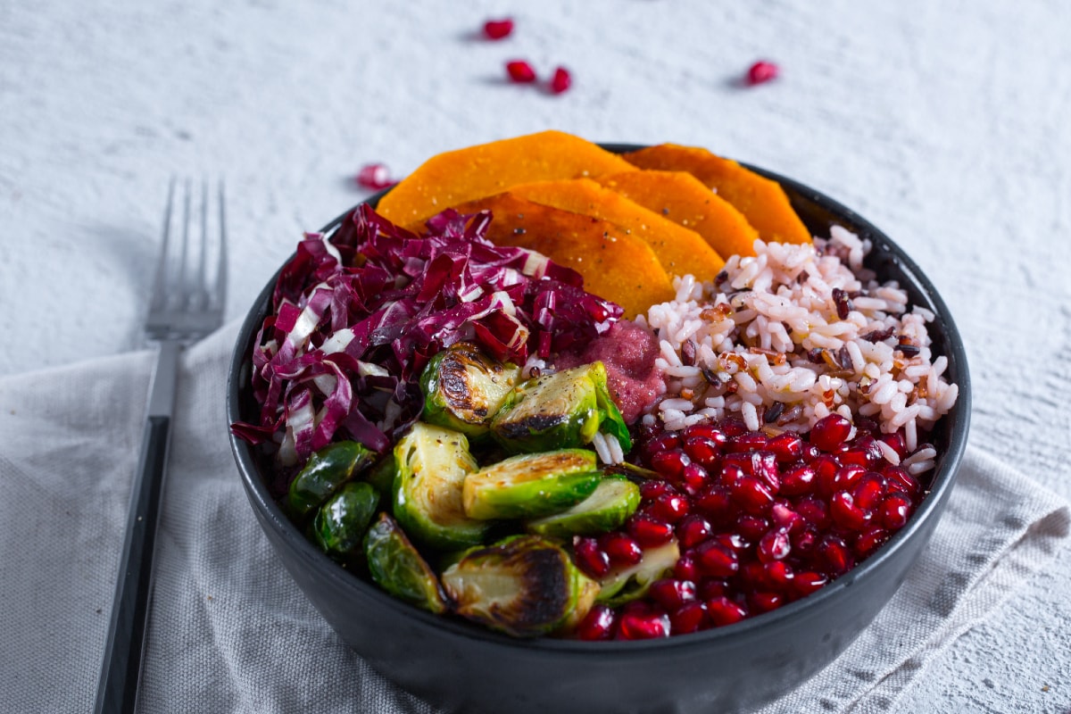 Bowl de arroz de outono