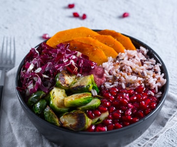 Bowl de arroz de outono