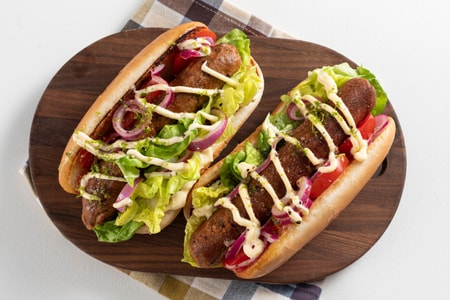 Cachorro-quente vegetariano