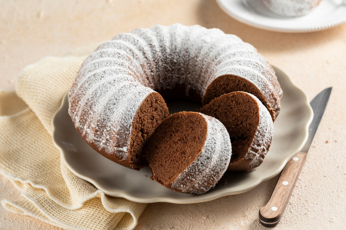 Bolo de cacau fácil