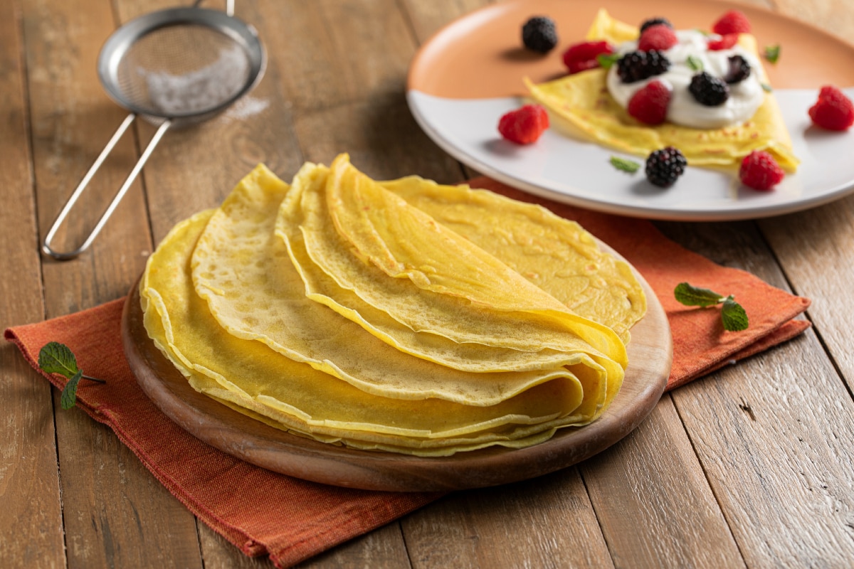 Crepe sem ovos