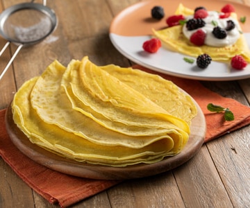 Crepe sem ovos