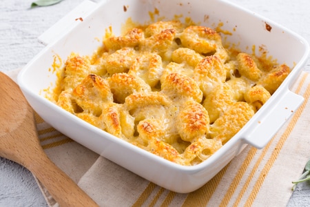 Nhoque de pão gratinado