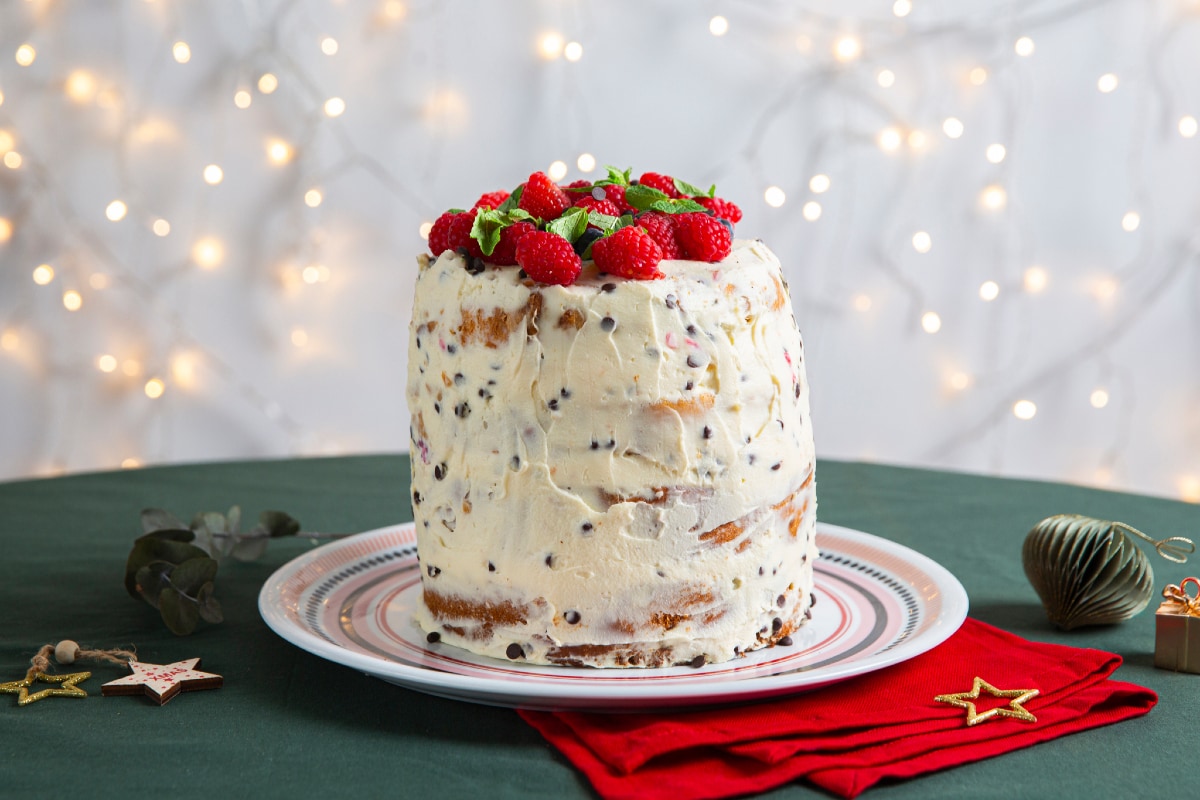Naked cake com panetone