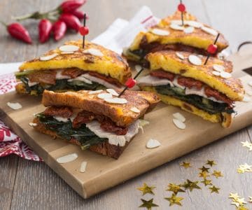 Sanduíche de panetone