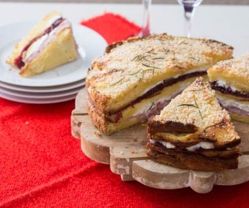 Torta de panetone gastronômico
