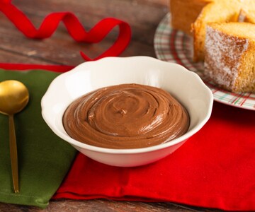 Creme para pandoro de chocolate