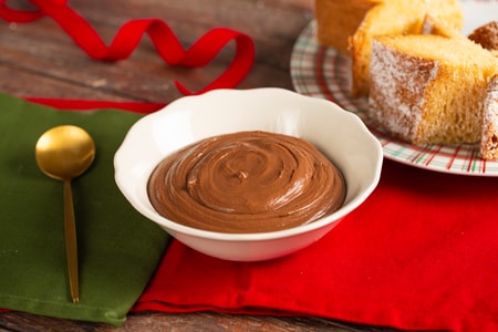 Creme para pandoro de chocolate