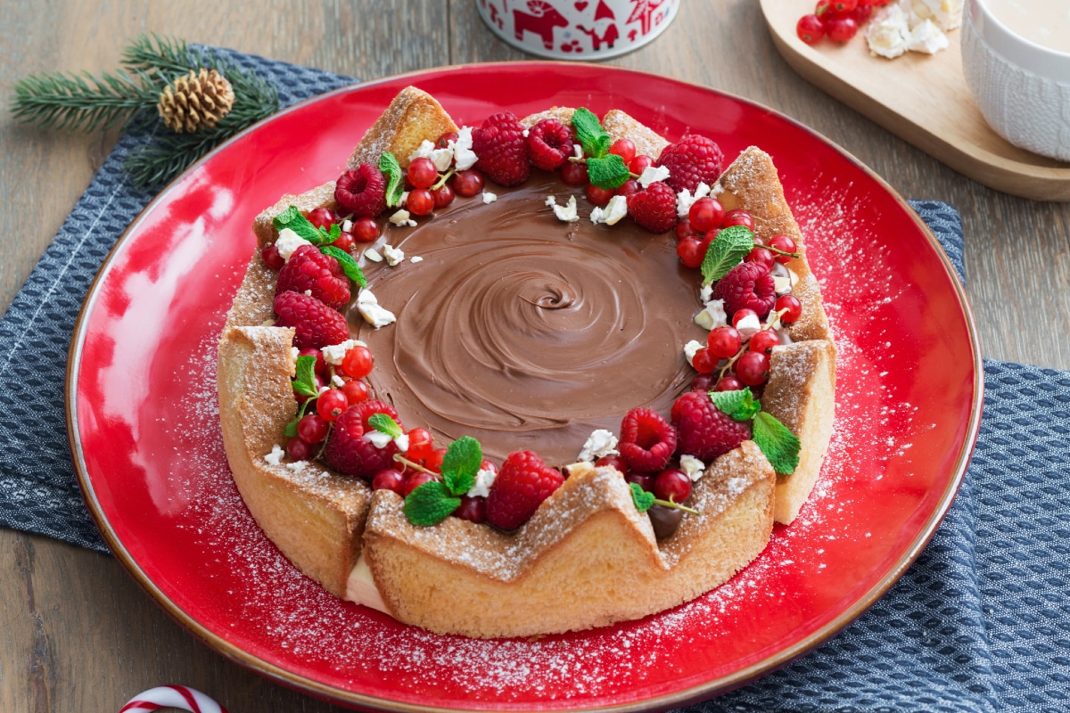 Coroa de pandoro com Nutella®