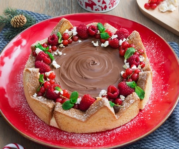 Coroa de pandoro com Nutella®