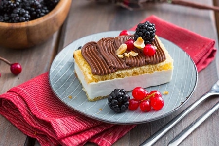 Torrone de pandoro, iogurte e Nutella®