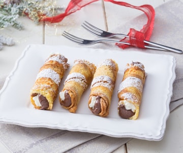 Cannoli de pandoro e Nutella®