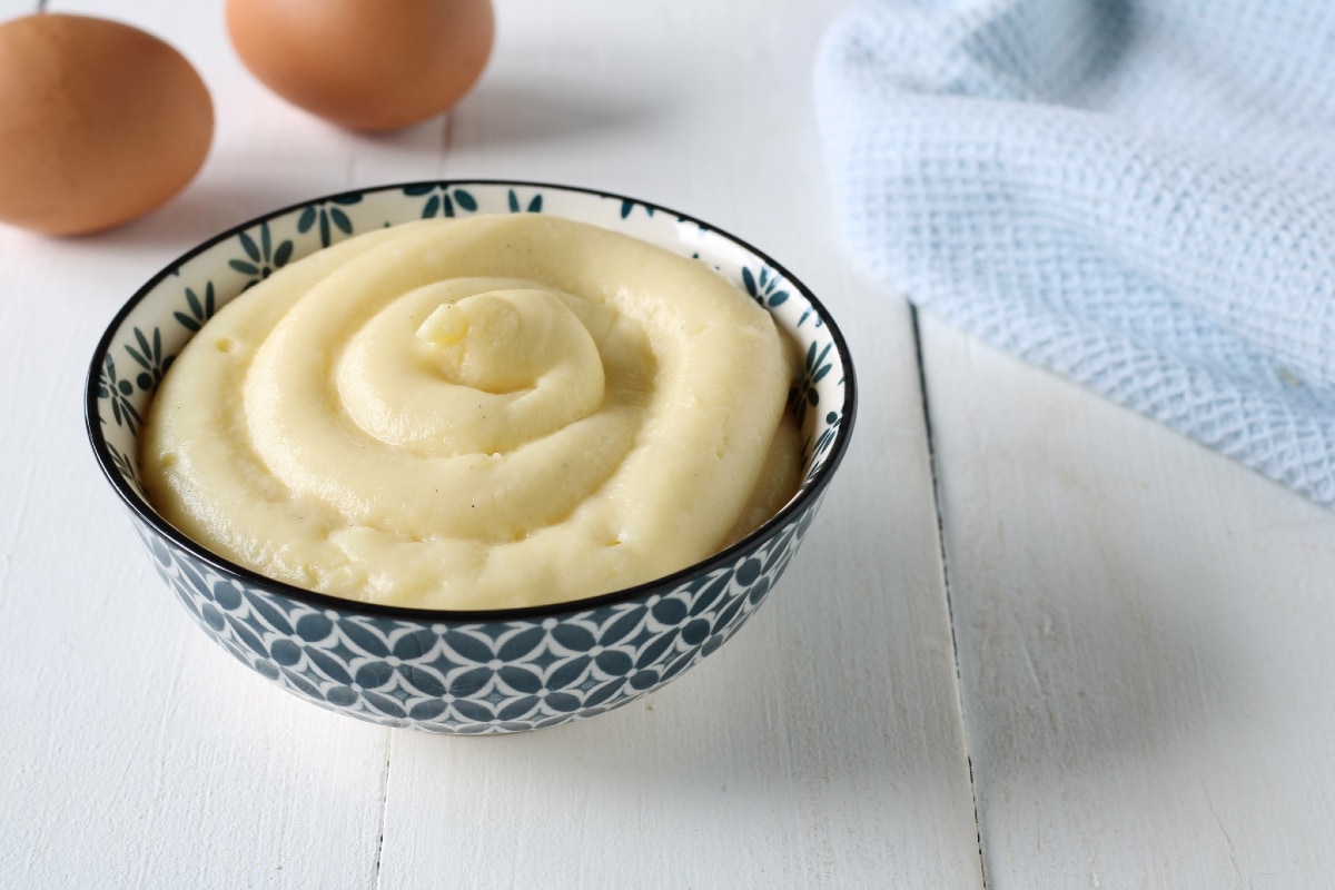 Creme de confeiteiro com ovos inteiros