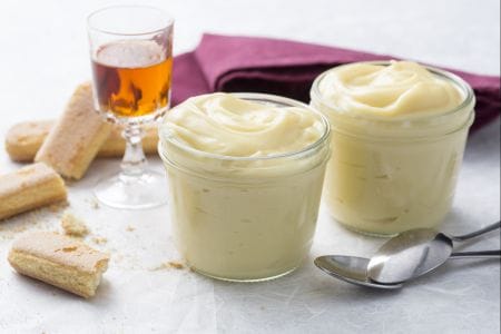 Creme de confeiteiro com rum