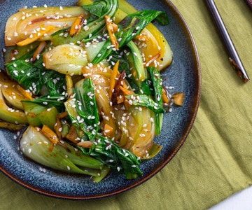 Pak choi na wok
