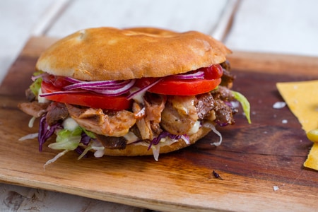 Kebab feito em casa