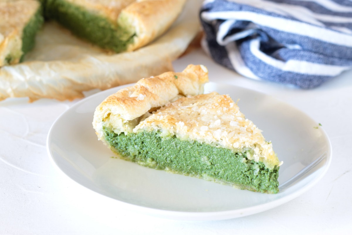 Torta salgada de ricota e espinafre
