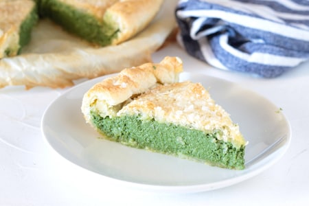 Torta salgada de ricota e espinafre