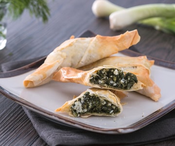 Spanakopitakia (receita grega)