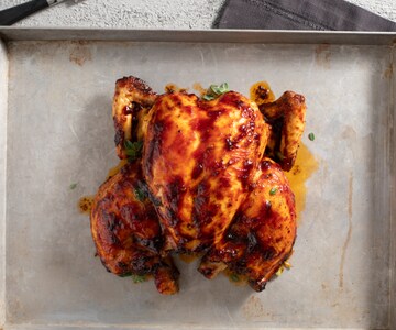 Frango à diabo com molho agridoce