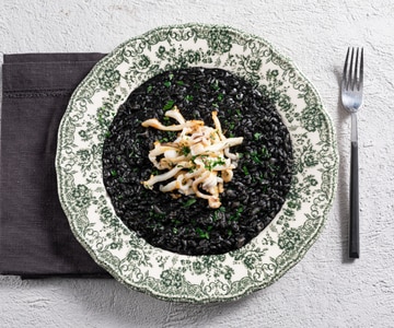 Risoto ao nero di seppia